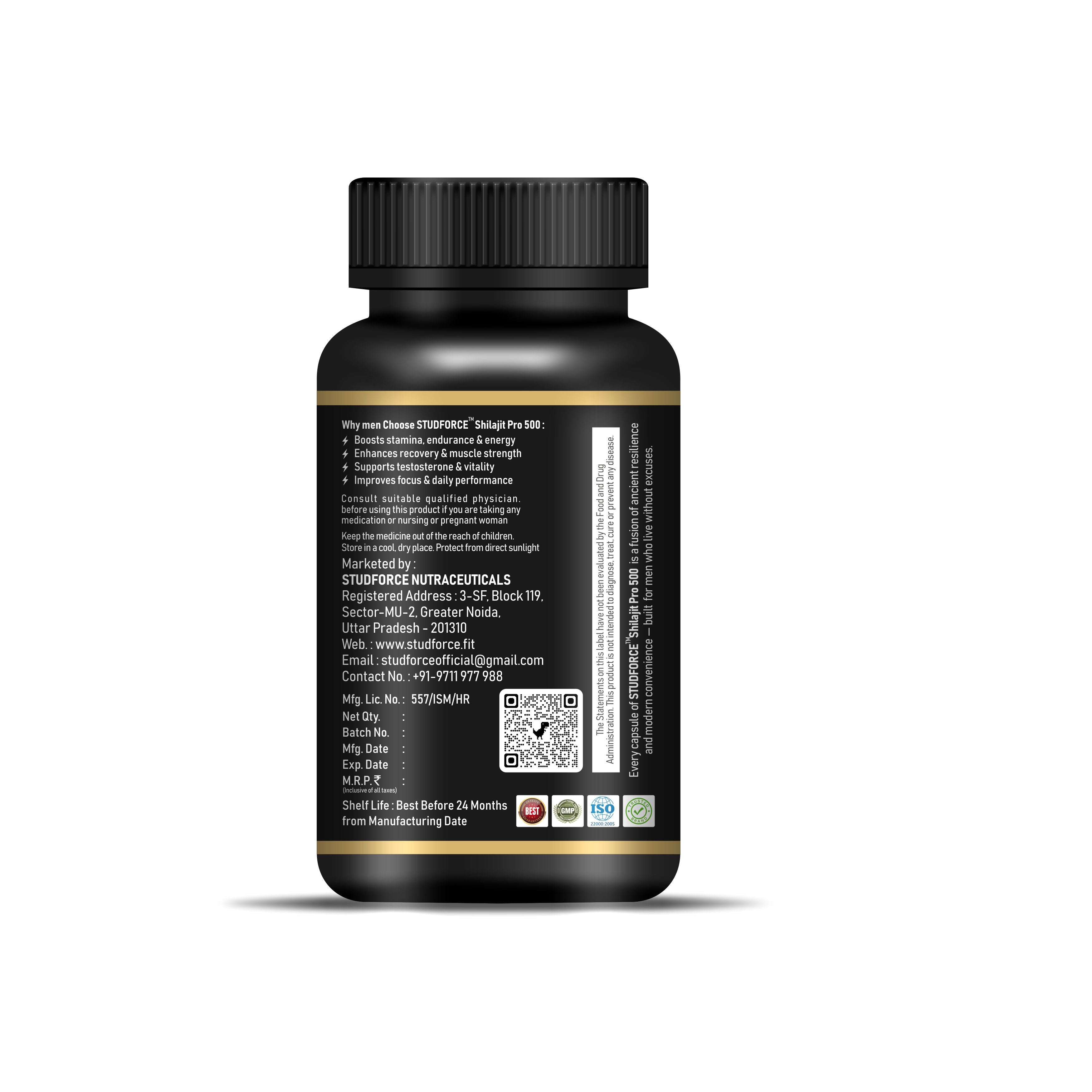 SHILAJIT PRO 500 CAPSULES